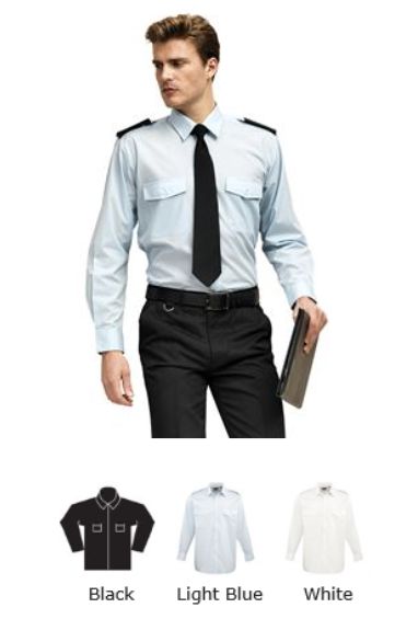 Premier PR210 Long Sleeve Pilot Shirt